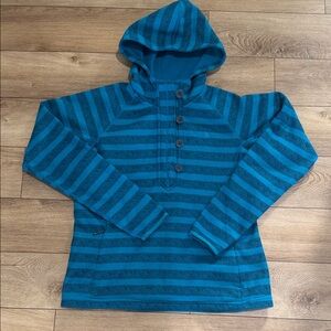 Women’s The North Face Novelty Crescent Sunset Hoodie - blue - size large